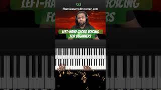 Left-Hand Piano Chord Voicing for Beginners