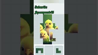Four little Chicks// #jigsaw #games #puzzle #song #chicks #fun #shorts //@jigsawpuzzle45