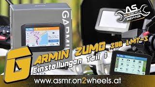  TEIL 1 GARMIN ZUMO 396 LMT-S  EINSTELLUNGEN | Motorrad Navigation