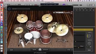 Use MT Power Drumkit 2 in Logic Pro X