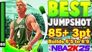 NBA 2K25 NEW  BEST FASTEST JUMPSHOT FOR BUILDS 6'5 TO 6'9 WITH 85+ 3 BALL