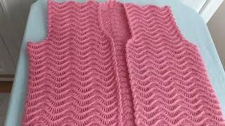 SU DALGASI YELEK BAŞTAN SONA ANLATIM ️#sudalgasıyelek #suyoluyelek #tığyelek #crochet
