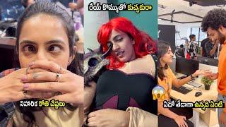 Niharika Konidela FUNNY Visuals While Shooting | Niharika Konidela Latest Video | Filmy Hunk