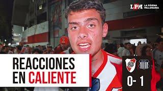 REACCIONES EN CALIENTE - RIVER 0 VS. TALLERES 1