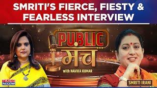 Smriti Irani's High-Powered Interview With Navika Kumar: Exclusive On Gandhis, Amethi Battle & More