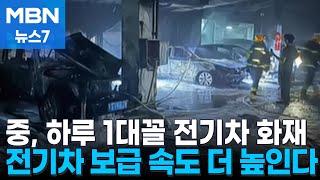 중국, 하루 1대꼴 전기차 화재…그럼에도 보급 속도 높인다 [MBN 뉴스7]