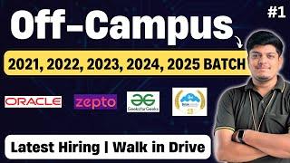 Off-Campus Direct Hiring | 2021, 2022, 2023, 2024, 2025 BATCH | Oracle, HCL, BriskMind Latest Hiring