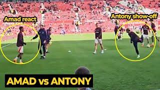 Unseen footage VIRAL Antony challenging ball control skills against Amad Diallo | Man Utd News