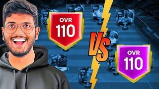 First Ever 110 vs 110 OVR Battle - FC MOBILE