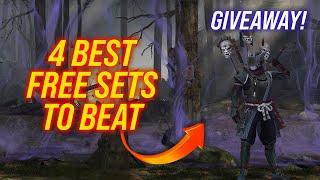 4 Best Free Sets to defeat Triad (Hard mode)!  GIVEAWAY! Shadow Fight 3