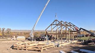 Timberlyne Barn Frame Install