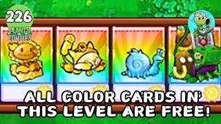 All color cards in this level are free![SubmarineWeiweiPVZ]