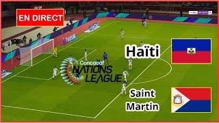 Haïti vs Saint Martin en direct aujourd'hui Ligue CONCACAF complet Simulation football Gameplay PC