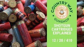 Shotgun Cartridges Explanation 12 20 410 Bore Gauge