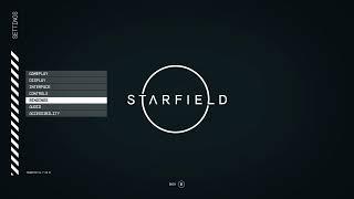 Starfield - Xbox Series X Default Settings: Display, Interface, Controls, Controller Bindings etc