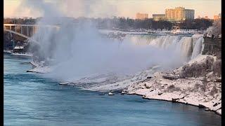 LIVE  Niagara Falls CANADA  City Walk To The Falls with Christine