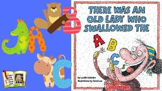 There Was An Old Lady Who Swallowed The ABCs | Nursery rhyme kids book with original music