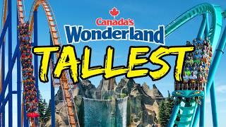 Top 10 Tallest Roller Coasters At Canada's Wonderland!