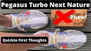 Nike Pegasus Turbo Next Nature - Phew - NOT a Brick !