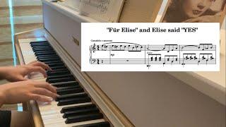 "Für Elise" and Elise said "YES" (Elise's Serenade)