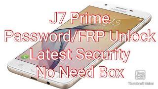 Samsung J7 Prime Password/FRP 2021 Latest Security Unlock