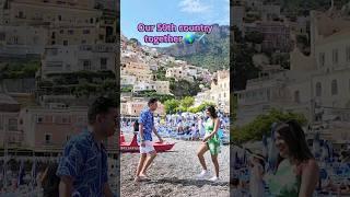 Checked off our 50th country together in Italy ️ #globetrotter #50th #shortsvideo
