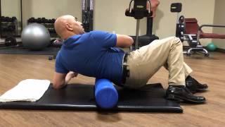 How to use a foam roller for low back trigger point pain - lumbar mobility with a foam roller
