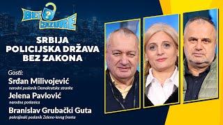 BEZ CENZURE | Srbija policijska država bez zakona | Srđan Milivojević, Jelena Pavlović, Guta