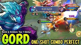 GORD SAVAGE NEW 1 SHOT BUILD & EMBLEM 100% INSTANT DELETE BRUTAL DAMAGE - BUILD TOP 1 GLOBAL GORD