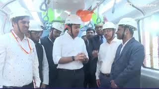 Tejasvi Surya's remarks at flag off of trainset for Namma Metro Yellow Line