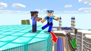 KEREM KOMİSER ELMAS KULEDEN AŞAĞIYA DÜŞÜYOR!  - Minecraft