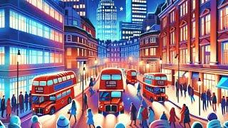 London in the evening: A Winter Saturday Night Walk Through Tottenham Court Road ️