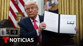 Donald Trump vuelve a dar marcha atrás a los aranceles a México y Canadá | Noticias Telemundo