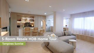 5-Room Resale HDB Home Tour | Tampines Sunrise | Interior Design in Singapore