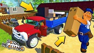  В ДОМ ПРИВЕЗЛИ НОВУЮ МЕБЕЛЬ НА КРАСНОМ ЗИЛКЕ МУЛЬТИК в Scrap Mechanic  СКРАП МЕХАНИК 