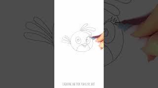   Drawing Stella from Angry Birds  Learn & Create  #shorts #drawing #RavlykArt