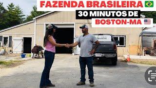 VISITEI MAIS UMA FAZENDA BRASILEIRA AQUI NOS ESTADOS UNIDOS  #brasileirosnosestadosunidos