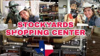 PART1 TOUR AROUND THE STOCKYARDS SHOP || LOOKING FOR SOUVENIRS AT THE STOCKYARDS