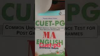 MA English entrance book, cuet English Ma book, tezpur University