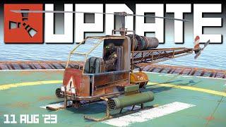 Player Attack chopper, Backpacks | Rust Update 11th August 2023