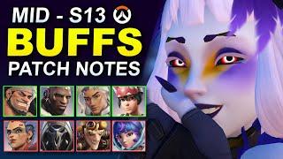 Doomfist, Kiriko BUFFS + Hero Changes! - New Balance Patch for Mid Season