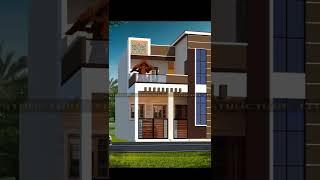 Modern house elevation design by Ar.Tushar Waykos. #shorts