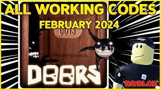 ALL WORKING CODES for ️DOORS ️February 2024 ️ Codes for Roblox TV