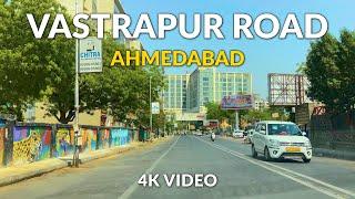 Vastrapur Road Ahmedabad | Roving with Sagar | 4k Road Trip #vastrapur #ahmedabad #rovingwithsagar
