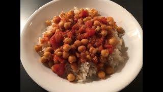 Vegetarian Moroccan Style Chickpea Stew