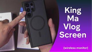 King Ma Vlog Screen - wireless mirror display for your phone