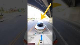 Tesla FSD crosses onto next turning lane. #tesla #fsd #shorts