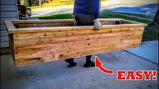 Easy Cedar Raised Garden Bed Build!