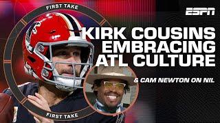 Kirk Cousins has ENGULFED Atlanta culture + Cam Newton emphasizes CJ Stroud's humility | First Take