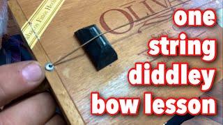 Cigar Box Guitar - One String Diddley Bow Lesson